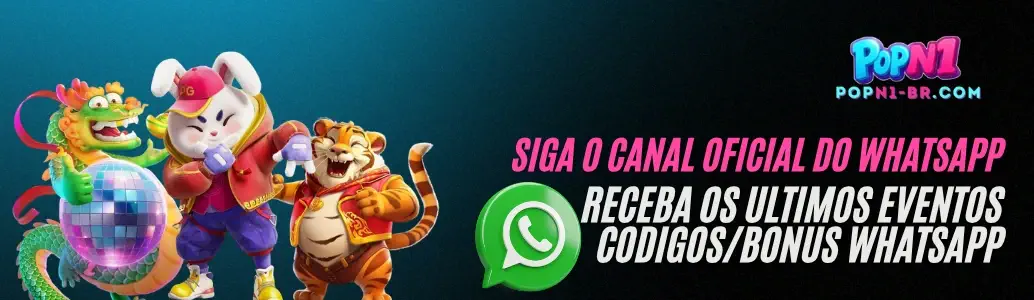 Canal oficial do WhatsApp do POPN1 cassino