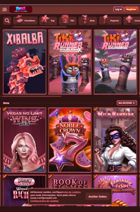 Aplicativo POPN1 cassino